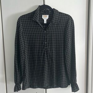 Talbots Collared Silk Blouse